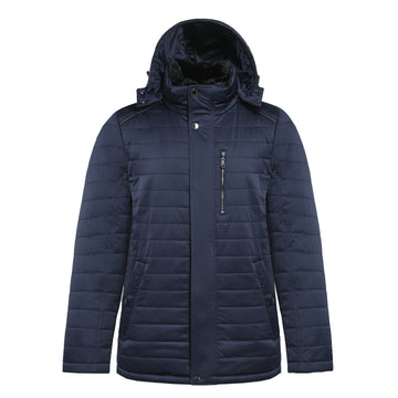 Satin Packable Built-in Thermometer Padded Winter Jacket